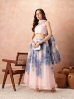 Printed Ready to Wear Lehenga Set With Dupatta