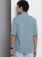 The Indian Garage Co Men Pinstripes Casual Shirt - Image 3