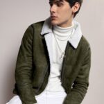 Men Colourblocked Lightweight Biker Jacket
