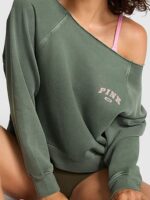 Victoria's Secret Women Off-The-Shoulder Sweatshirt - Image 2