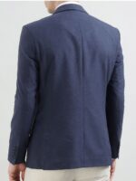 Notched Lapel Single Breasted Blazer - Image 3
